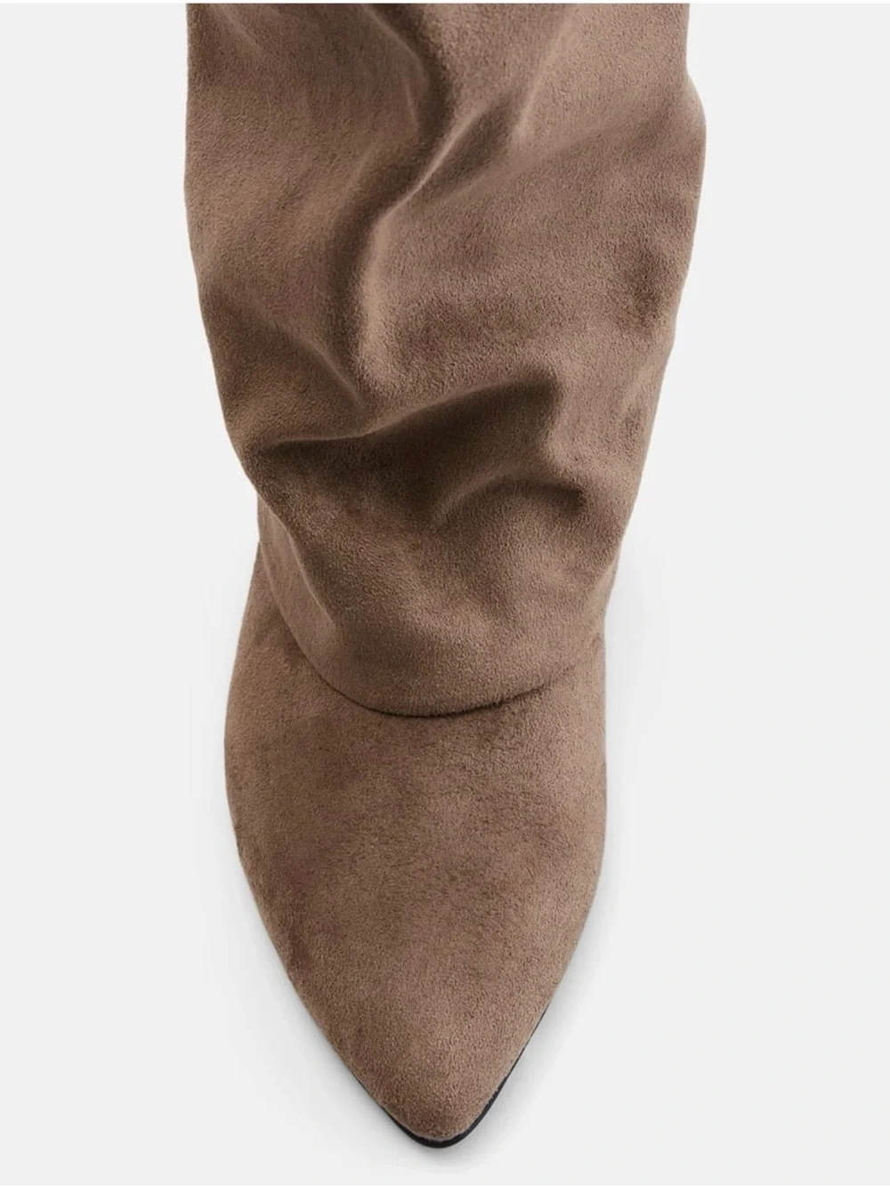 Women’s Tall Slouch Suede Boots in Brown